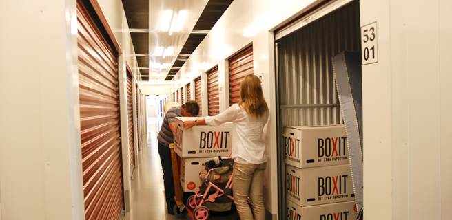 Gang og depotrum hos BOXIT BOXIT depotrum gang