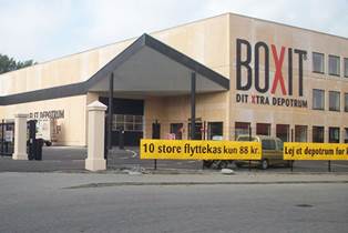 BOXIT Odense C har opbevaringsrum til møbler Møbelopbevaring Odense ved BOXIT