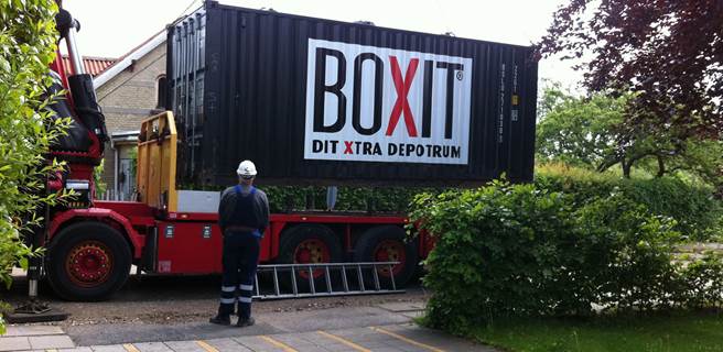 Flot BOXIT container Levering af container i god stand