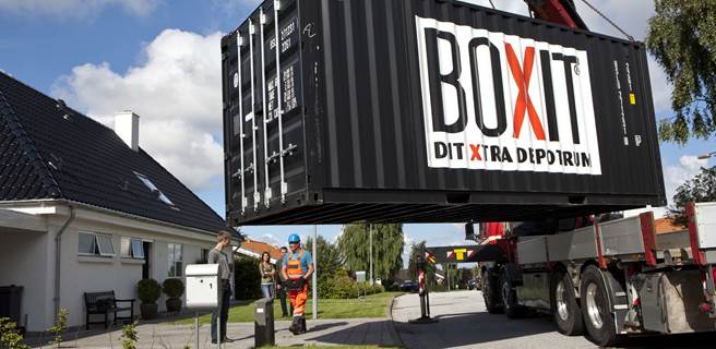 Lej container med hurtig levering Lej container privat
