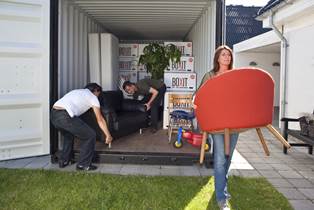 Flytteboxen er en billigere flytning end med flyttemænd. BOXIT Flyttebox