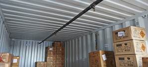 Container til opbevaring af fyrværkeri Fyrværkericontainer