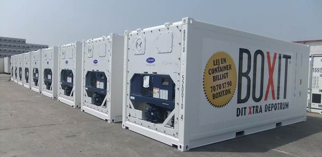 20 fods kølecontainere Kølecontainere