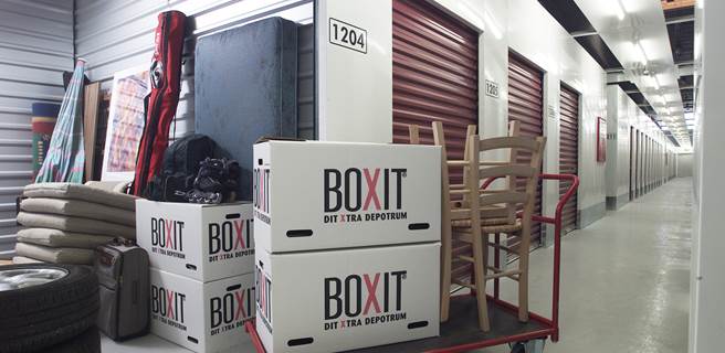 Du kan opbevare mange ting i et depotrum BOXIT depotrum