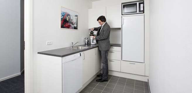 kontorhotel køkken