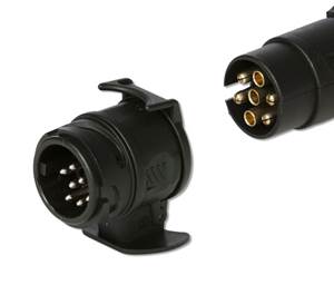 Adapter til 7 polet trailerstik og 13 polet stik på bilen 13 til 7 pol adapter