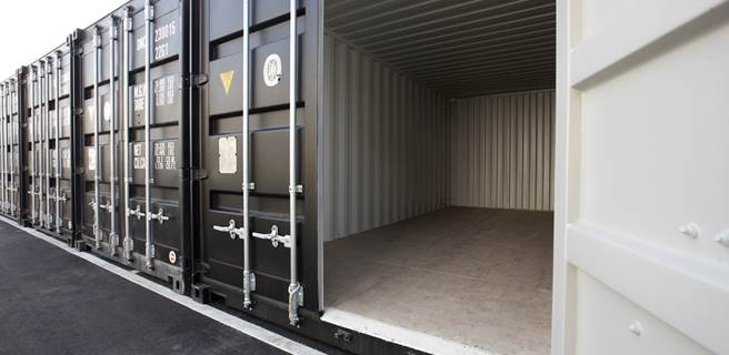 Få Xtra lagerplads med en BOXIT Lagercontainer Åben lagercontainer - kan benyttes som ekstern lager