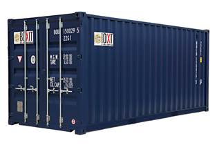 Salg af blå containere Blå container til salg