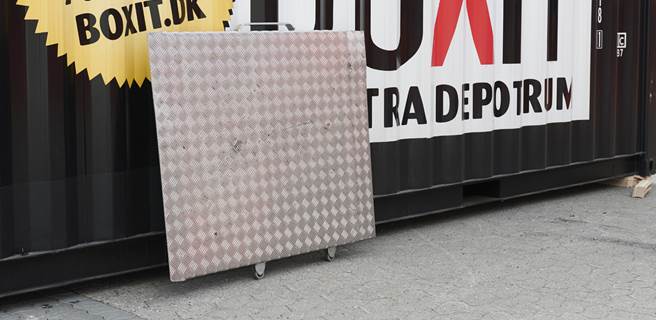 Leje af containerrampe Container rampe
