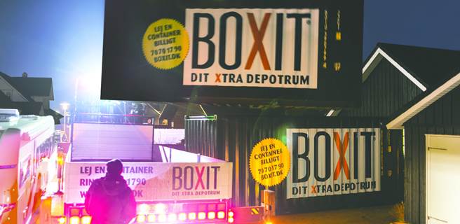 BOXIT Flyttebox benyttet til flexibel flytning Flexibel flytning