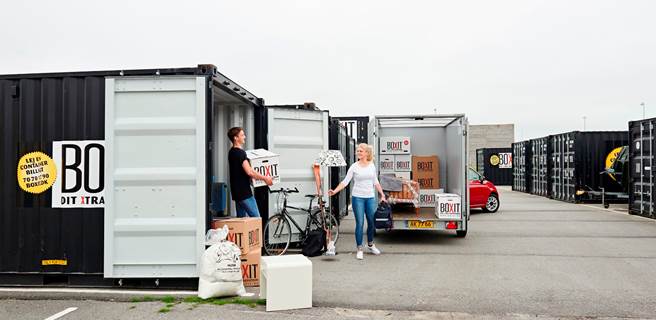 Flytning med Flyttebox, er også opbevaring af dit indbo Flytte opbevaring