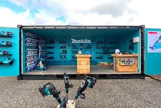 Makita popup shop Popup shop